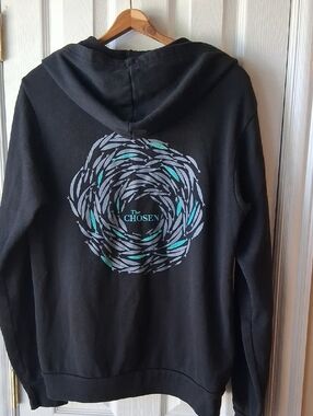 Chosen Black Graphic Hoodie - Women's Black Zip Up